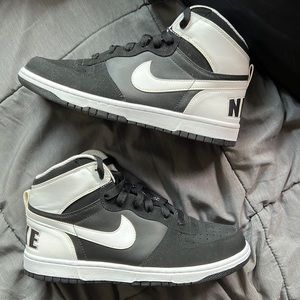 nike big high sneakers